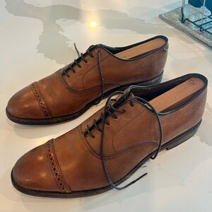 Allen Edmonds Classic Brown Leather Men's Oxford Shoes Size 11.5